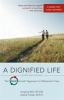 Book cover for "A dignified life".