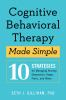 Book cover for "Cognitive behavioral therapy made simple".