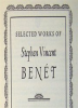 Book cover for "Selected works of Stephen Vincent Benet".
