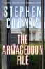 Book cover for "The armageddon file".