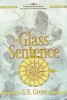 Book cover for "The glass sentence".
