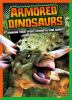 Book cover for "Armored dinosaurs".