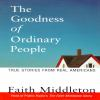 Book cover for "The goodness of ordinary people".