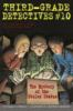 Book cover for "The mystery of the stolen statue".