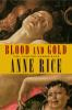 Book cover for "Blood and gold, or, The story of Marius".