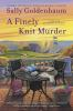 Book cover for "A finely knit murder".