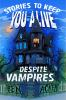 Book cover for "Stories to keep you alive despite vampires".