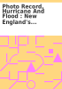 Book cover for "Photo record, hurricane and flood".