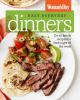 Book cover for "Woman's day easy everyday dinners".