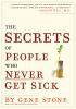 Book cover for "The secrets of people who never get sick".