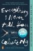 Book cover for "Everything I never told you".