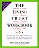 Book cover for "The living trust workbook".