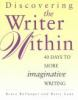 Book cover for "Discovering the writer within".