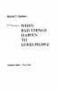 Book cover for "When bad things happen to good people".