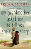 Book cover for "My grandmother asked me to tell you she's sorry".