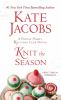 Book cover for "Knit the season".