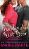 Book cover for "The troublemaker next door".