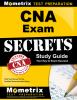 Book cover for "CNA exam secrets".
