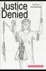 Book cover for "Justice denied".
