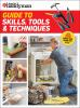 Book cover for "Family Handyman guide to skills, tools & techniques".