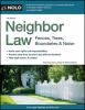 Book cover for "Neighbor law".