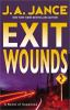 Book cover for "Exit wounds".