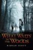 Book cover for "What waits in the woods".