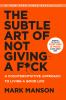 Book cover for "The subtle art of not giving a fuck".