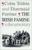 Book cover for "The Irish famine".