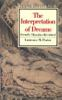 Book cover for "The interpretation of dreams".