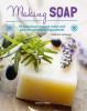 Book cover for "Making soap".