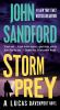 Book cover for "Storm prey".