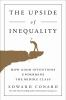 Book cover for "The upside of inequality".