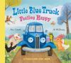 Book cover for "Little blue truck feeling happy".