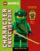 Book cover for "LEGO Ninjago character encyclopedia".