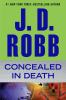 Book cover for "Concealed in death".