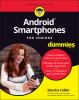 Book cover for "Android smartphones for seniors for dummies".