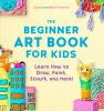 Book cover for "The beginner art book for kids".