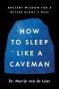 Book cover for "How to sleep like a caveman".