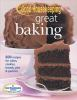 Book cover for "Good Housekeeping great baking".