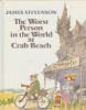 Book cover for "The worst person in the world at Crab Beach".