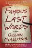 Book cover for "Famous last words".