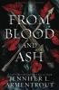 Book cover for "From blood and ash".