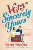 Book cover for "Very sincerely yours".