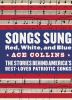 Book cover for "Songs sung red, white, and blue".