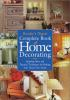 Book cover for "Reader's Digest complete book of home decorating".