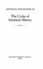 Book cover for "The cycles of American history".