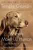 Book cover for "Animals make us human".