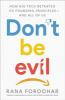 Book cover for "Don't be evil".