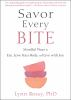Book cover for "Savor every bite".